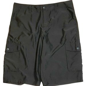 Ocean Current Men's Casual Shorts Polyester Size 36 Waist  Black